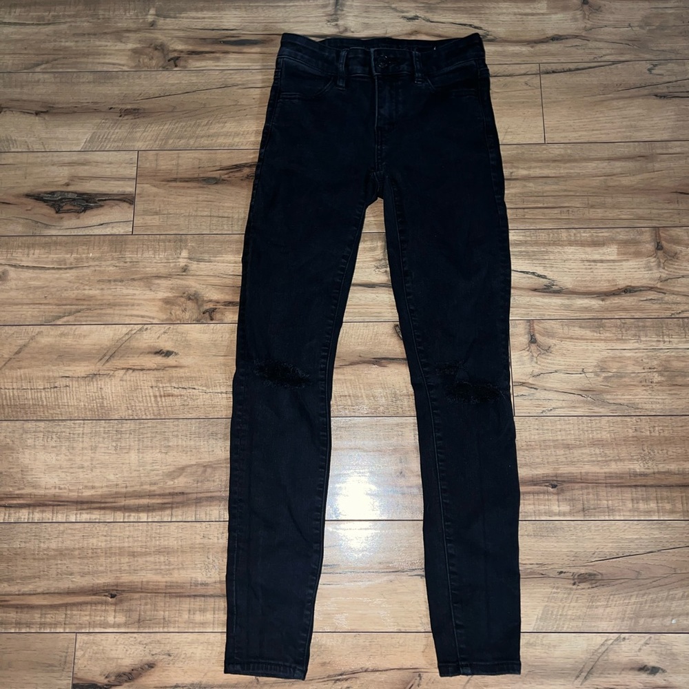 black american eagle jeans